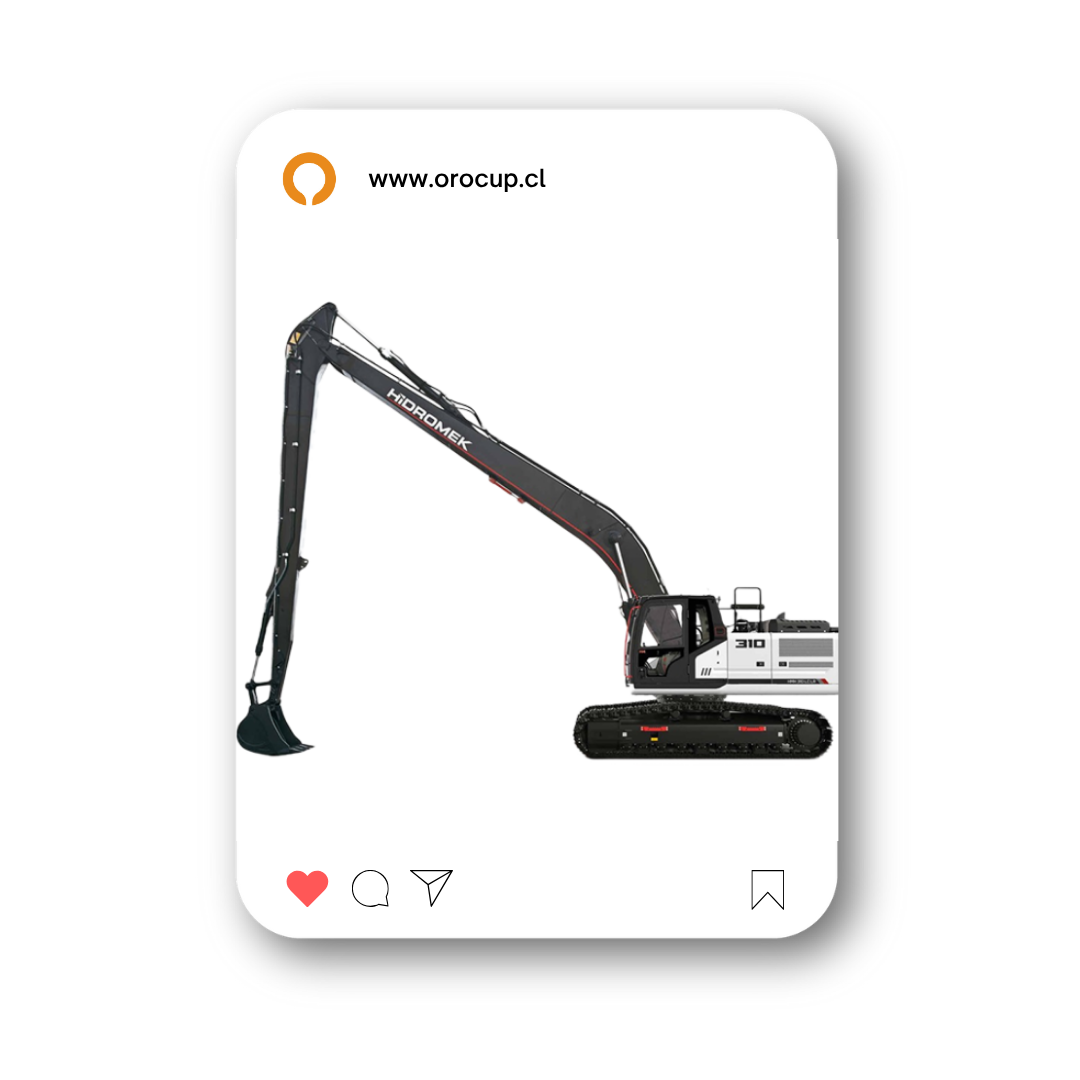 ¡Nueva incorporación de excavadora brazo largo!