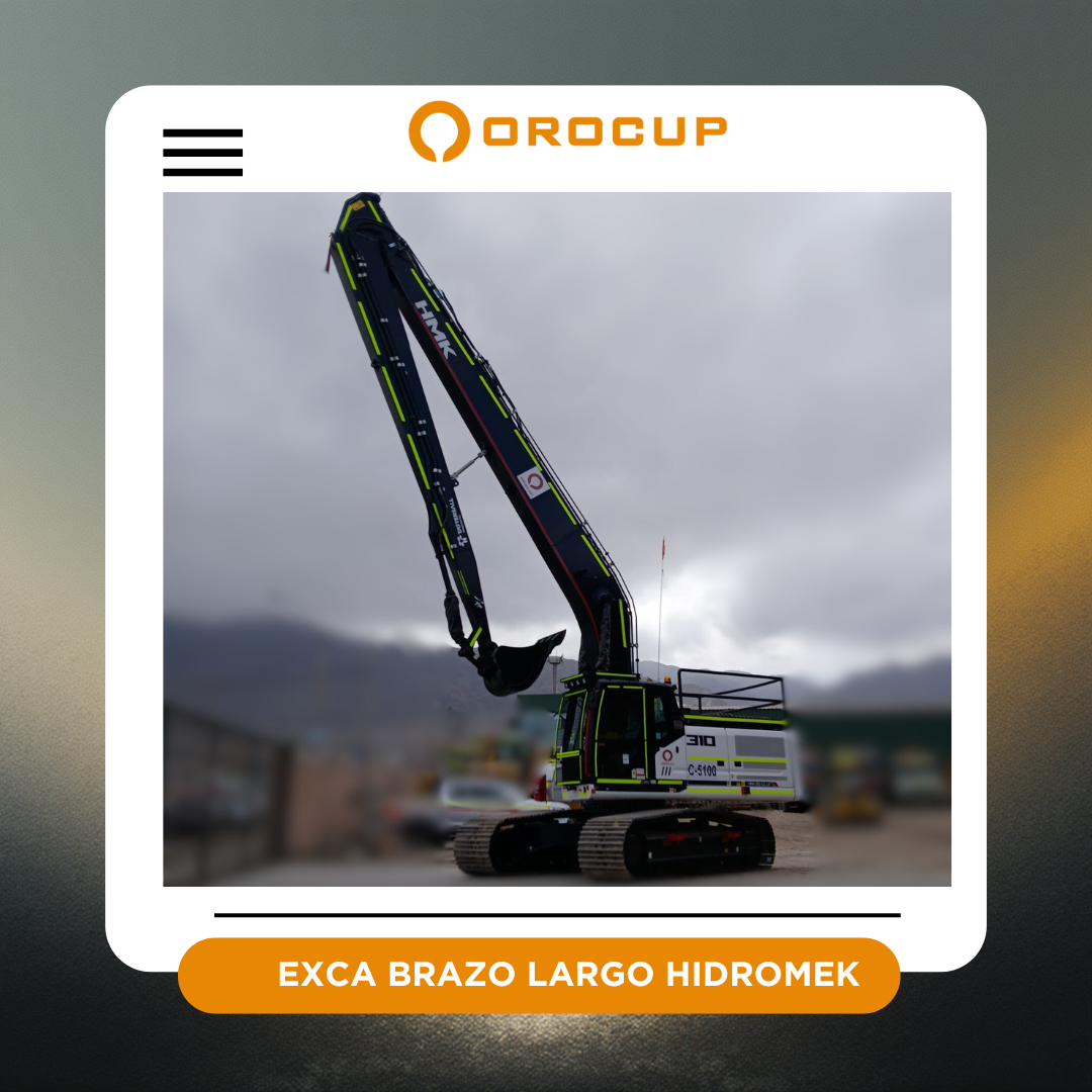 OROCUP despacha la primera excavadora Hidromek de su nueva flota hacia SQM Antofagasta